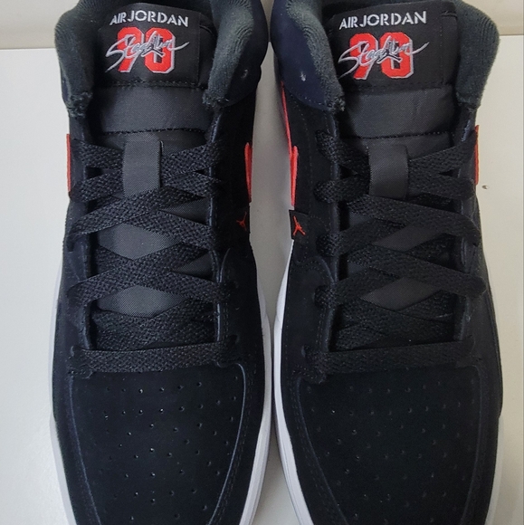 JORDAN STADIUM 90 Black/Fire Red-white  FZ4184 010 - Picture 6 of 11